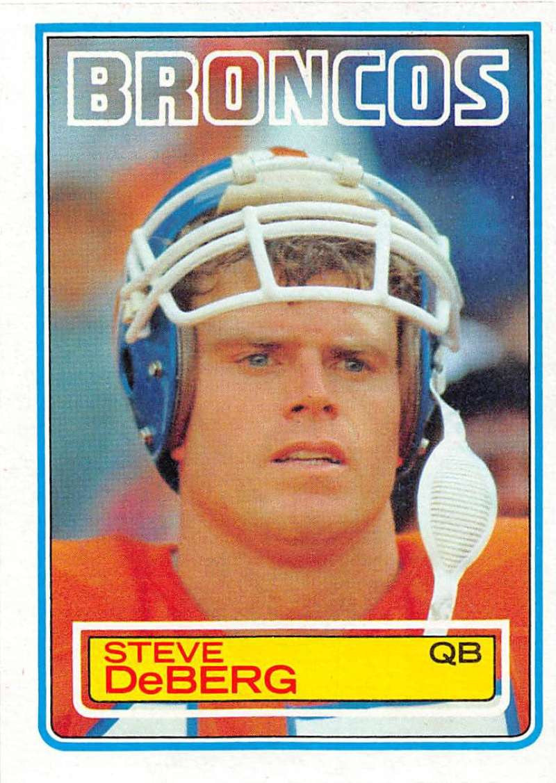 1983 Topps Steve DeBerg Football Card #261