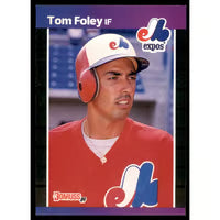 1989 Donruss Thomas (Tom) Michael Foley Baseball Card #342