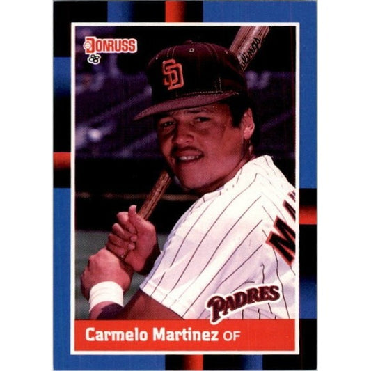 1988 Donruss Carmelo Martinez Baseball Card #287
