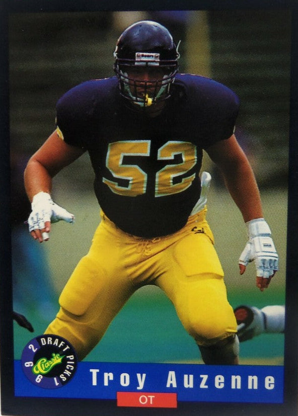 1992 Classic Draft Picks Troy Auzenne Football Card #74