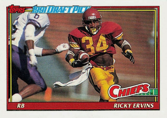 1981 Topps Ricky Ervins Football Card #200