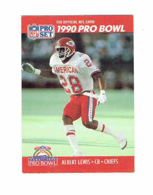 1990 NFL Pro Set Albert Lewis Football Card #350