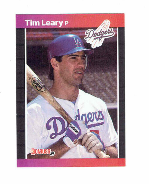 1989 Donruss Timothy (Tim) James Leary Baseball Card #552