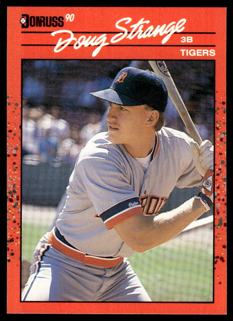 1990 Donruss Joseph (Doug) Douglas Strange Baseball Card #535