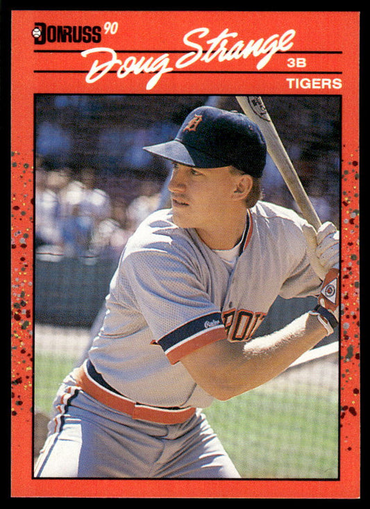 1990 Donruss Joseph (Doug) Douglas Strange Baseball Card #535