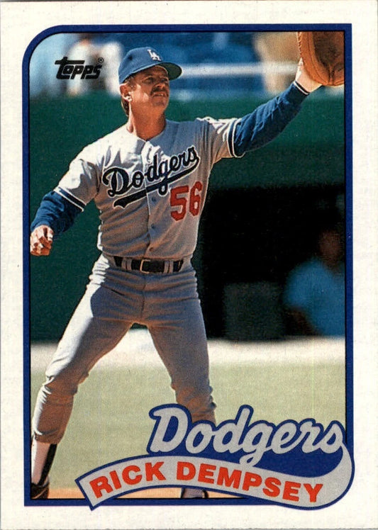 1989 Topps Rick Dempsey Baseball Card #606
