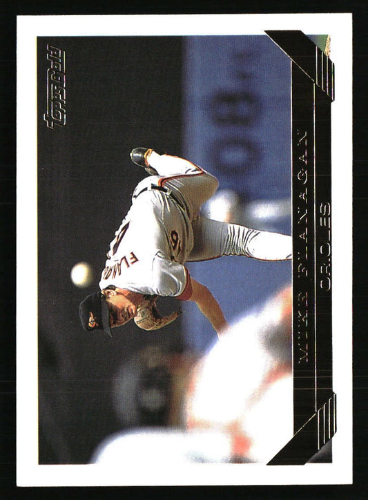 1993 Topps Mike Flanagan Baseball Card #381