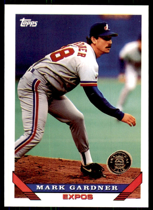 1993 Topps Mark Gardner Baseball Card #314