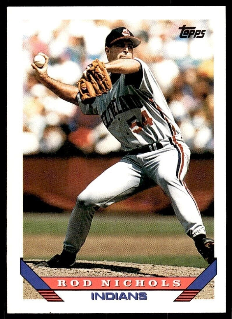 1993 Topps Rod Nichols Baseball Card #372