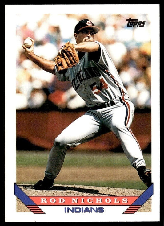 1993 Topps Rod Nichols Baseball Card #372