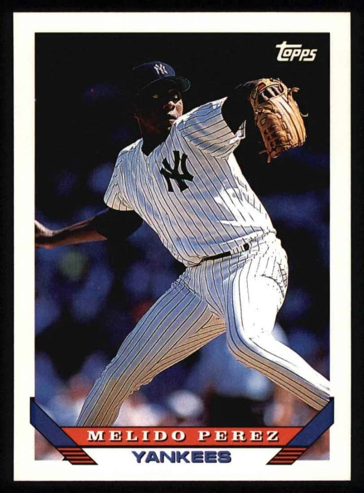 1993 Topps Melido Perez Baseball Card #304