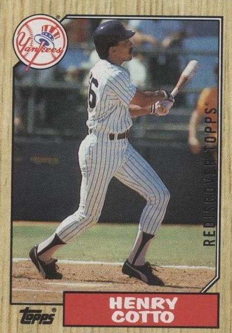 1987 Topps Henry Cotto Baseball Card #174