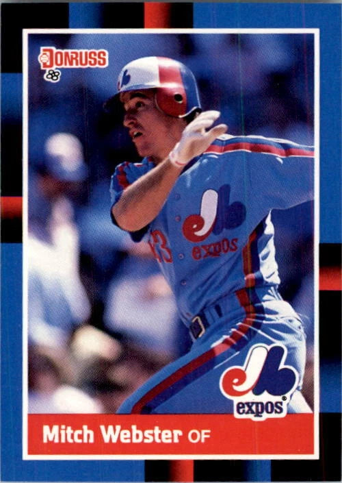 1988 Donruss Mitchell Dean Webster Baseball Card #257