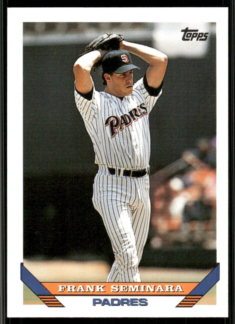 1993 Topps Rated Rookie Frank Seminara Baseball Card #247