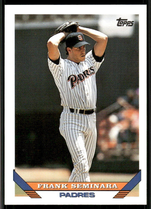 1993 Topps Rated Rookie Frank Seminara Baseball Card #247