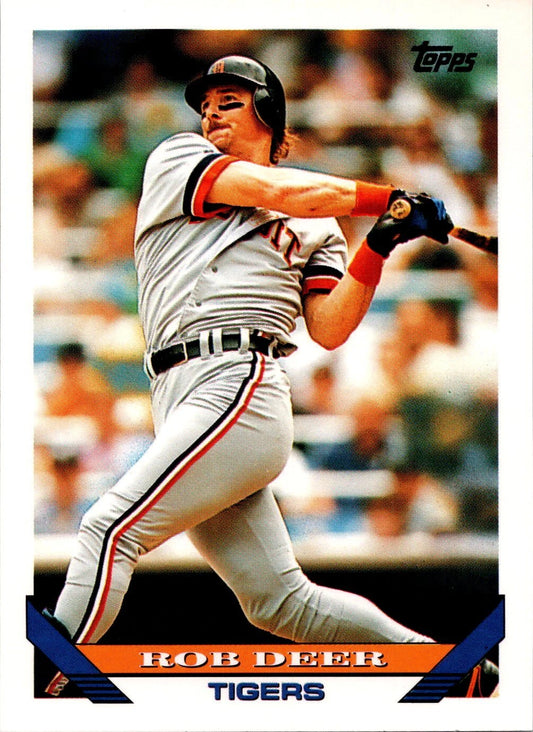 1993 Topps Rob Deer Baseball Card #243