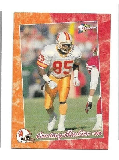 1993 Pacific Courtney Hawkins Football Card #120
