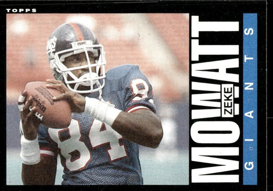 1985 Topps Zeke Mowatt Football Card #121