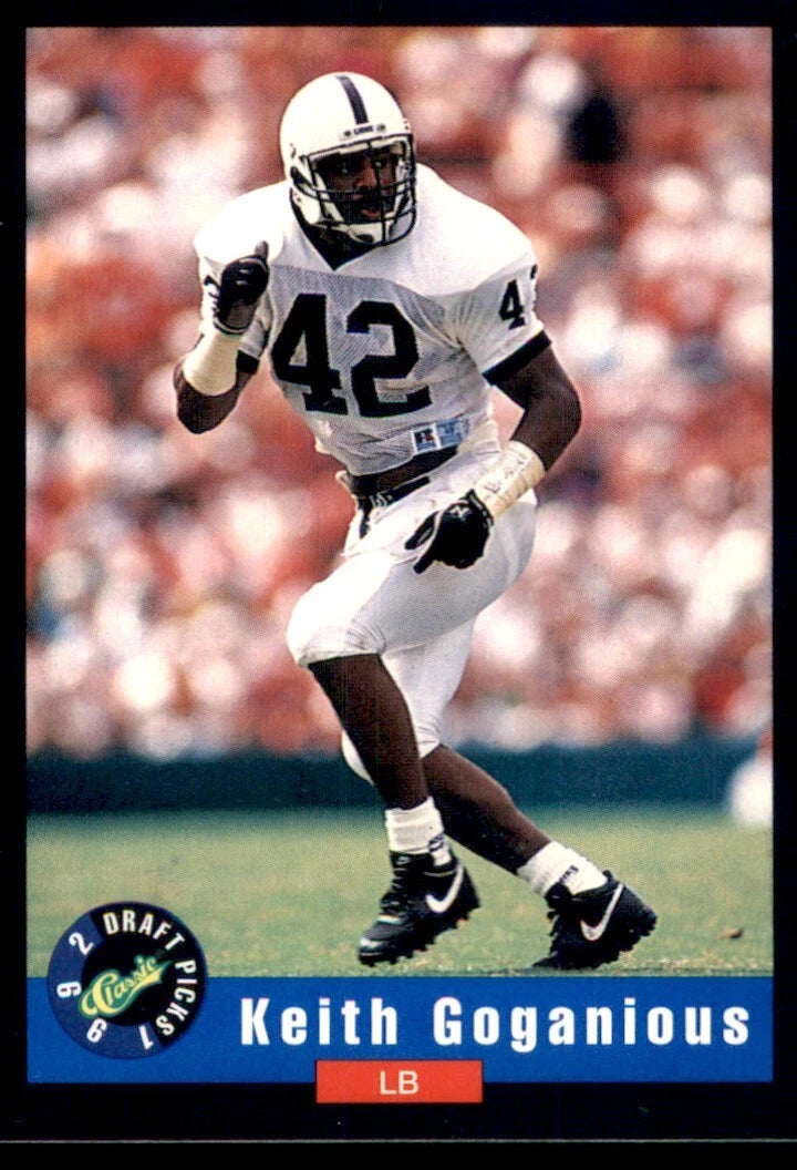 1992 Classic Draft Picks Keith Goganious Football Card #57