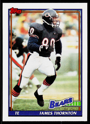 1991 Topss James Thornton Football Card #164