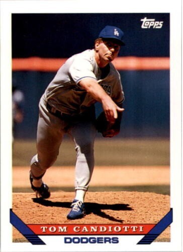 1993 Topps Tom Candiotti Baseball Card #365
