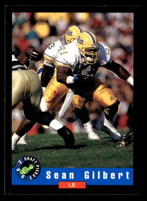 1992 Classic Draft Picks Sean Gilbert Football Card #30