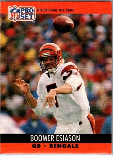 1990 NFL Pro Set Boomer Esiason Football Card #463