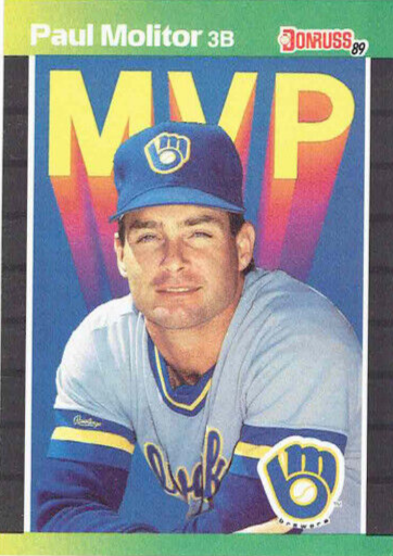 1989 Donruss Paul Leo Molitor Baseball Card #BC-9