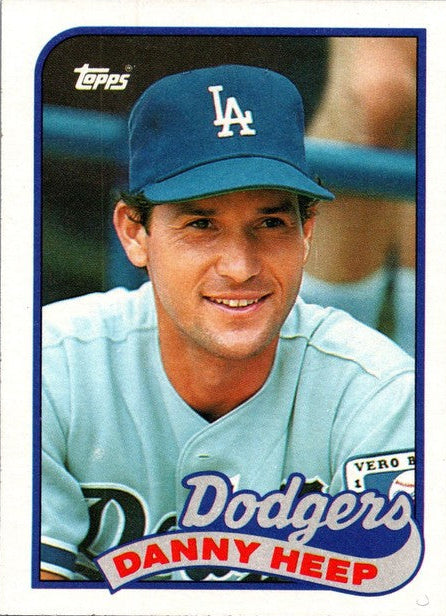 1989 Topps Danny Heep Baseball Card #198