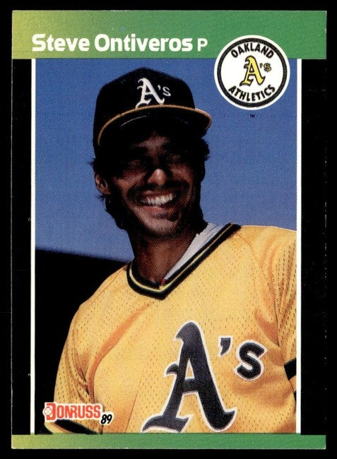 1989 Donruss Steven (Steve) Ontiveros Baseball Card #596