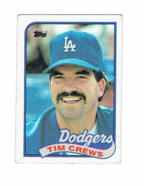 1989 Topps Tim Crews Baseball Card #22