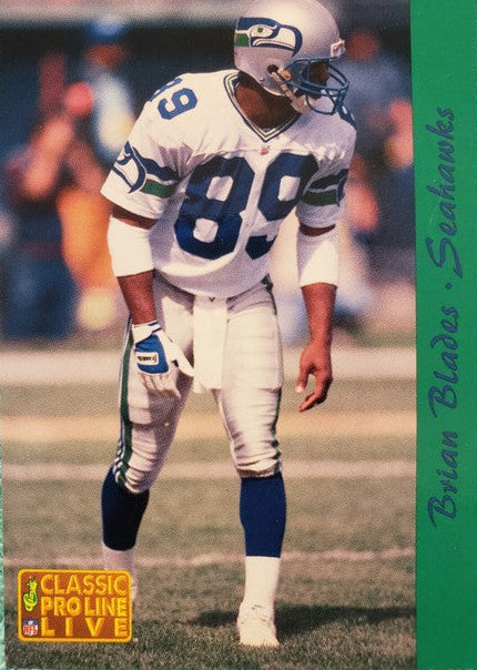 1993 Classic Pro Line Live Brian Blades Football Card #255