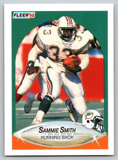 1990 Fleer Sammie Smith Football Card #247