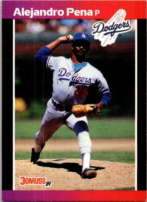 1989 Donruss Alejandro Pena Baseball Card #557