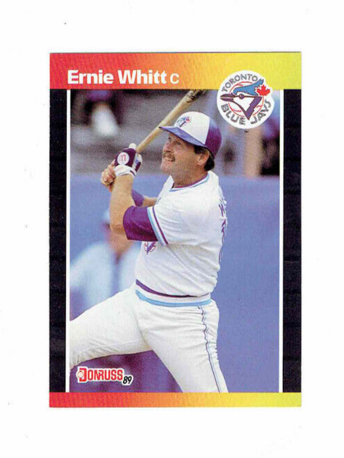 1989 Donruss Leo (Ernie) Ernest Whitt Baseball Card #591