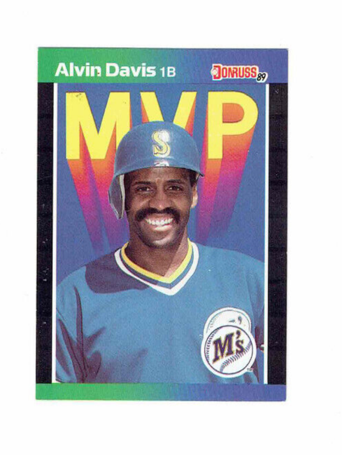 1989 Donruss Alvin Glenn Davis Baseball Card #BC-25