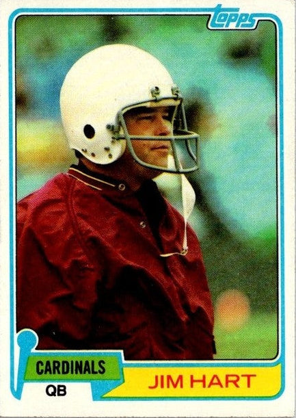 1981 Topps Jim Hart Football Card #401