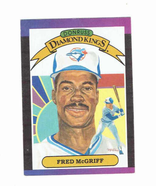 1988 Donruss Diamond Kings Fred McGriff Baseball Card #16