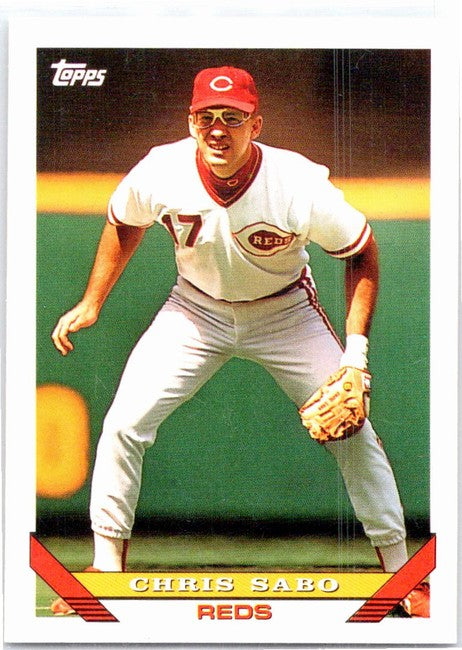1993 Topps Chris Sabo Baseball Card #245