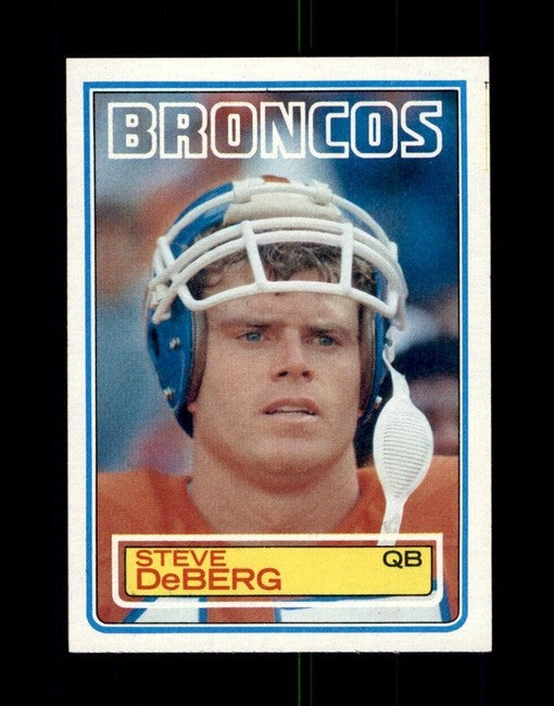 1983 Topps Steve DeBerg Football Card #261