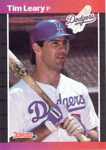 1989 Donruss Timothy (Tim) James Leary Baseball Card #552