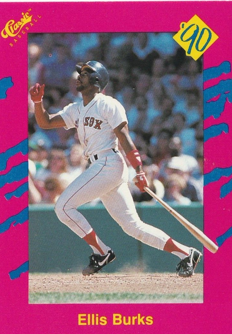 1990 Classic Baseball Ellis Burks Baseball Card #T8