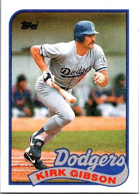 1989 Topps Kirk Gibson Baseball Card #340