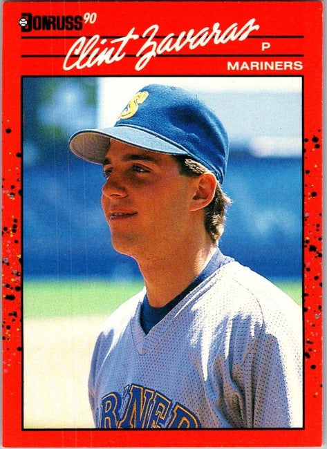 1990 Donruss Clinton (Clint) Wayne Zavaras Baseball Card #662