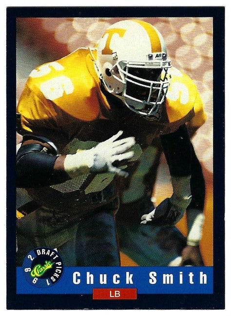 1992 Classic Draft Picks Chuck Smith Football Card #11
