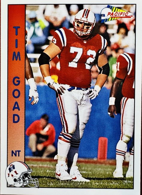 1992 Pacific Tim Goad Football Card #520