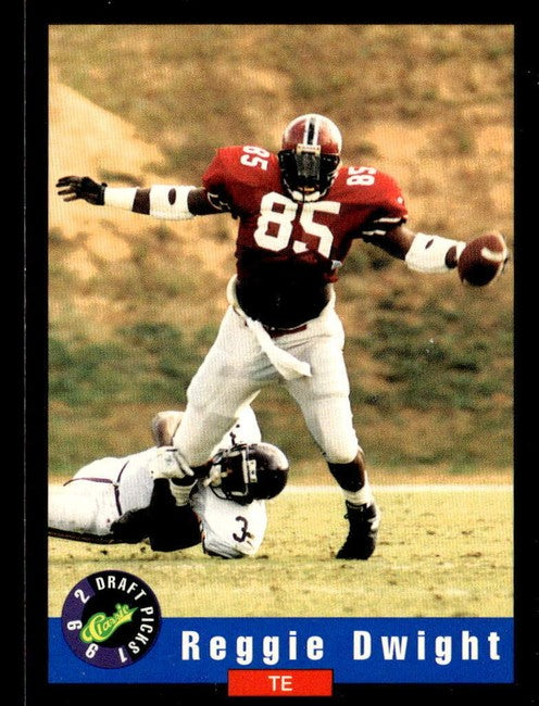 1992 Classic Draft Picks Reggie Dwight Football Card #90