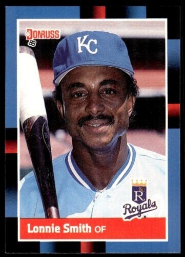 1988 Donruss Lonnie Smith Baseball Card #527