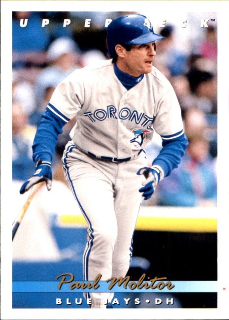 1993 Upper Deck Paul Molitor Baseball Card #705