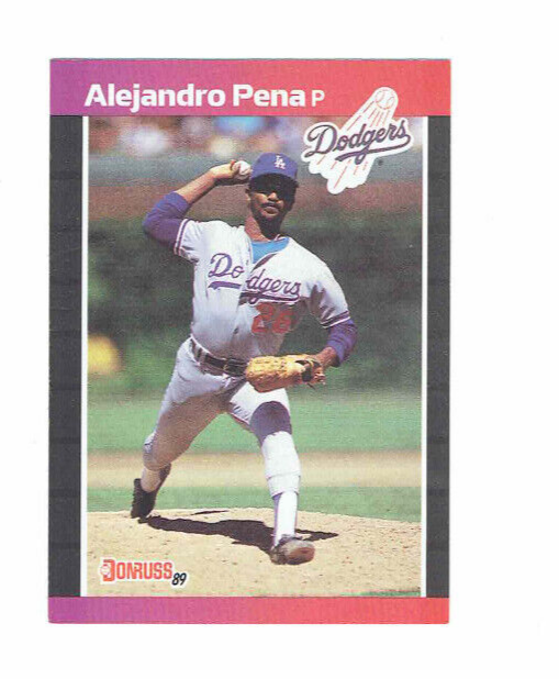 1989 Donruss Alejandro Pena Baseball Card #557